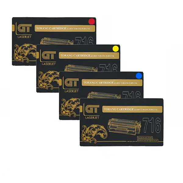 کارتریج تونر جی تی مدل 716 مجموعه 4 عددی