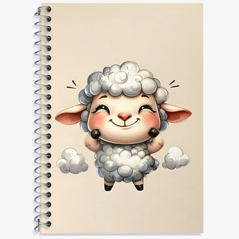 دفتر نت موسیقی 50 برگ خندالو طرح گوسفند کیوت کد N5502