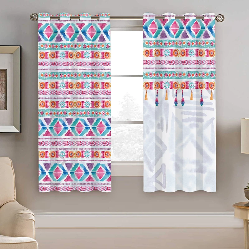 پرده نیروانا طرح سنتی مدل مخمل کد 4855 سایز 140×200 سانتی متر