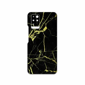 MAHOOT Graphite-Gold-Marble Cover Sticker for Infinix Note 10