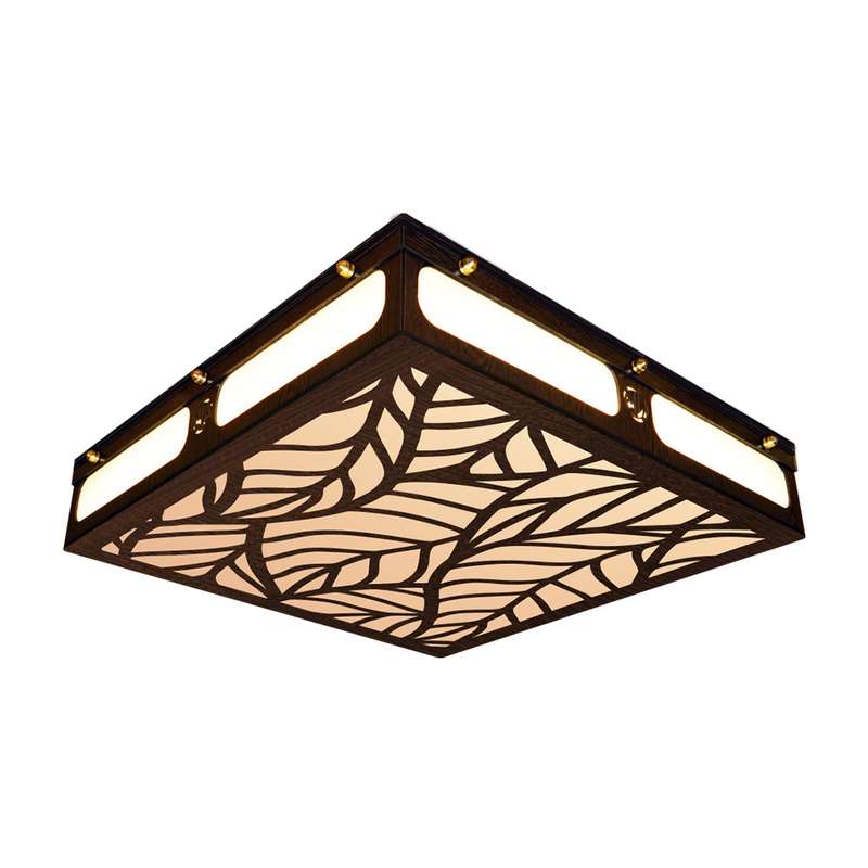 لوستر سقفی وودلایت طرح ریو مربع