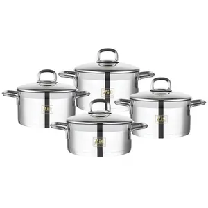 سرویس پخت و پز 8 پارچه زیو مدل ZCS-1485 SS
