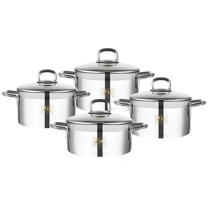 سرویس پخت و پز 8 پارچه زیو مدل ZCS-1485 SS