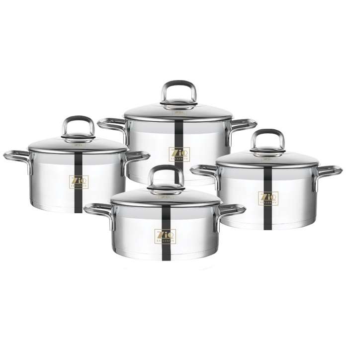 سرویس پخت و پز 8 پارچه زیو مدل ZCS-1485 SS