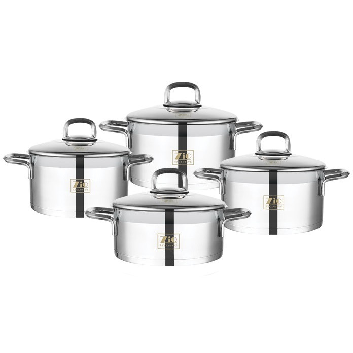 سرویس پخت و پز 8 پارچه زیو مدل ZCS-1485 SS