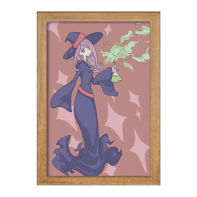 تابلو خندالو مدل سوسی انیمه جادوگران کوچک Little Witch Academia  کد 22851
