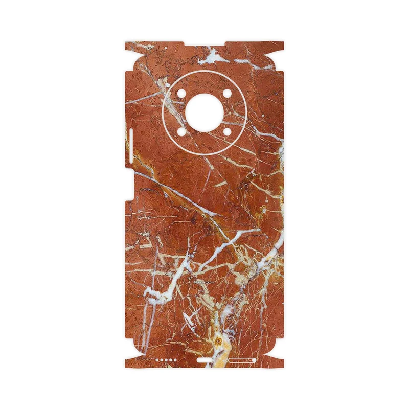 برچسب پوششی ماهوت مدل Red Marble-FullSkin مناسب برای گوشی موبایل آنر X9 5G
