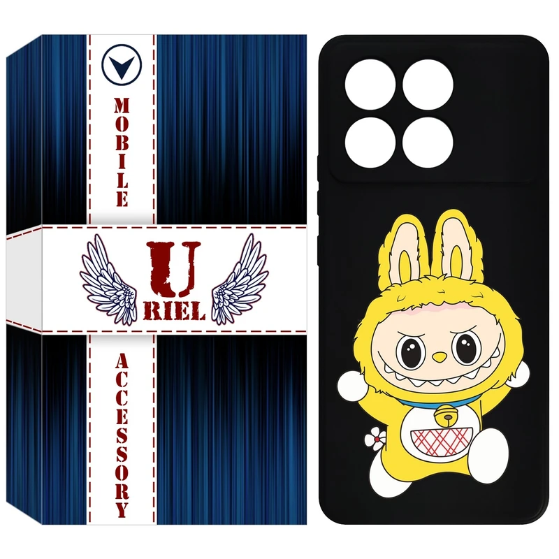 کاور یوریل مدل KSH کد 122 طرح عروسک لبوبو مناسب برای گوشی موبایل شیائومی Poco F6 Pro / Redmi K70 / K70 Pro