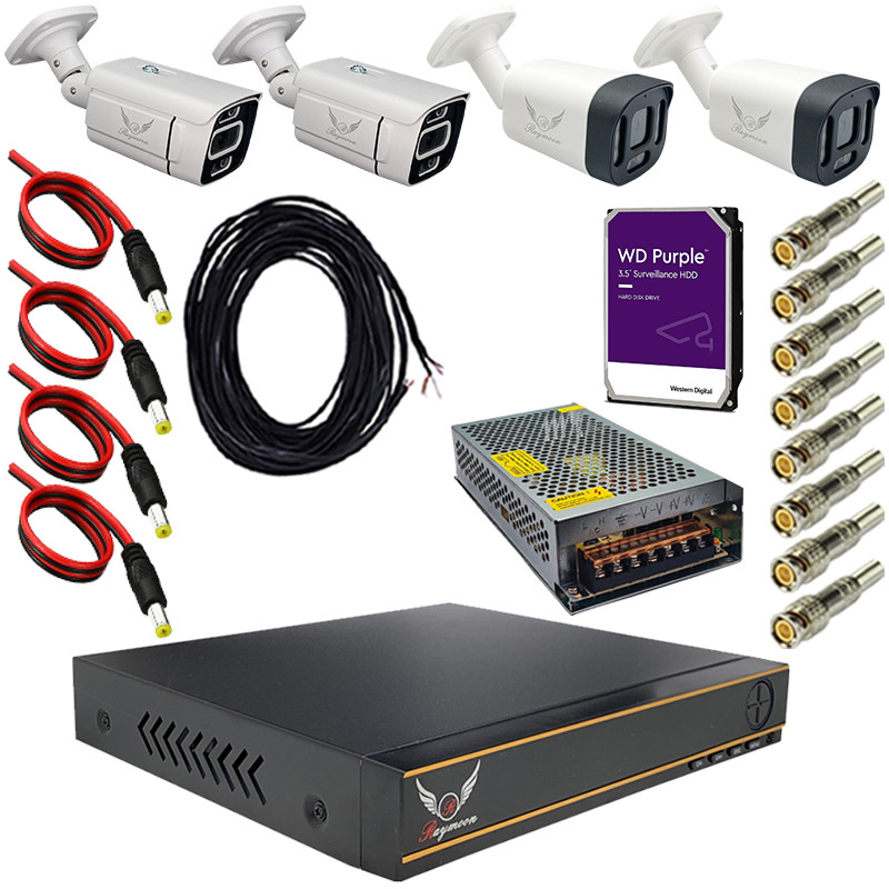 سیستم امنیتی رایمون مدل 2 مگاپیکسل کد RP-2MP-MS2T4C-18