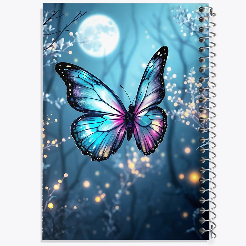 دفتر مشق 50 برگ خندالو طرح پروانه کد N3594