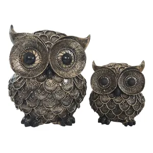 مجسمه مدل جغد مجموعه دو عددی