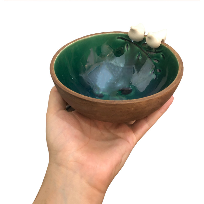 کاسه سرامیکی مدل پرنده 
