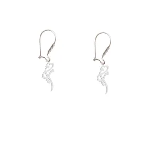 گوشواره نقره زنانه هایکا طرح مریم مدل n.ha 52