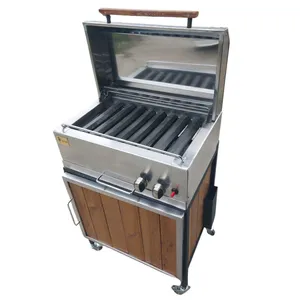 باربیکیو اصلان مدل E60 استیل طرح کابینت دار