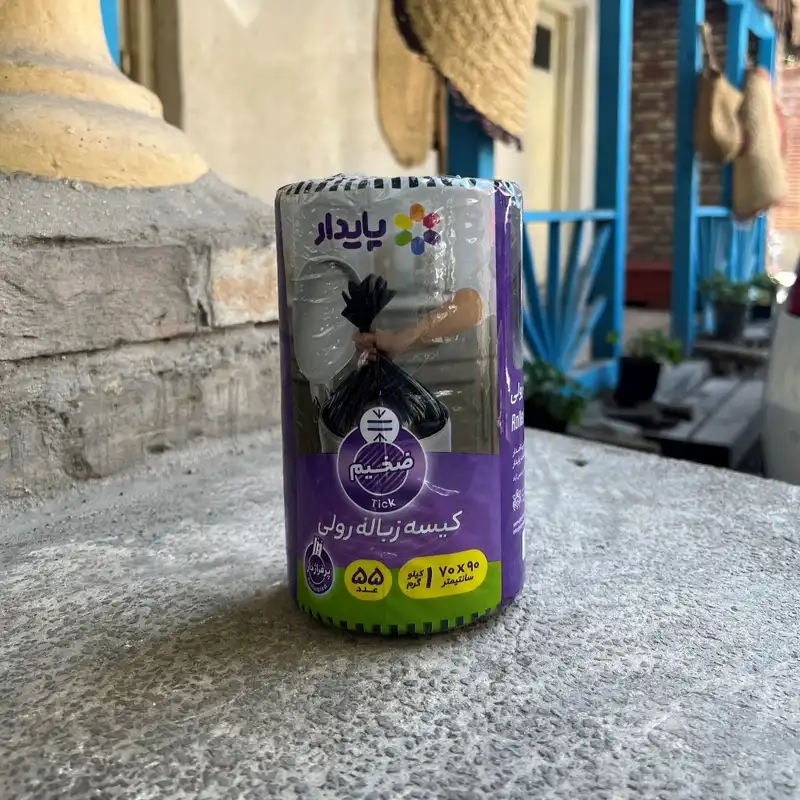 کیسه زباله پایدار مدل 7090 رولی بسته 3 عددی