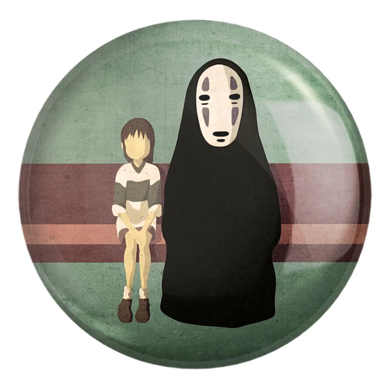 پیکسل خندالو طرح چیهیرو و نوفیس انیمه شهر اشباح Spirited Away کد 12097 مدل بزرگ