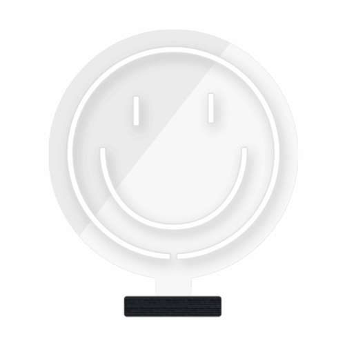 چراغ رومیزی مدل ریموت دار SMILE-GL_WHT-GLASS