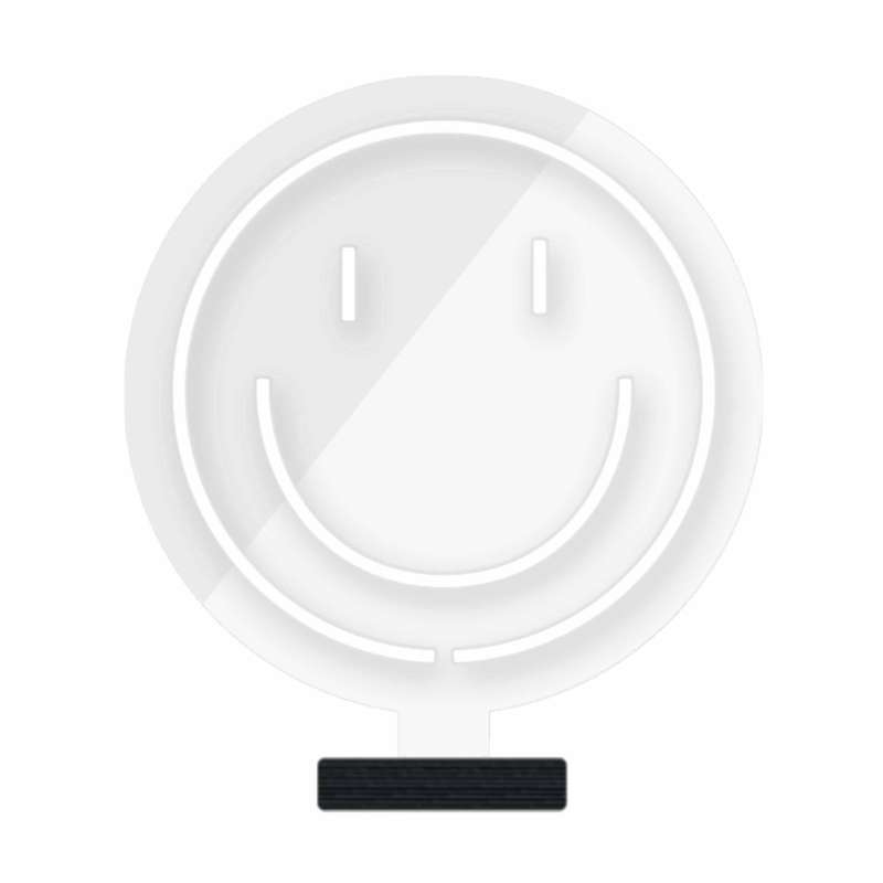 چراغ رومیزی مدل ریموت دار SMILE-GL_WHT-GLASS