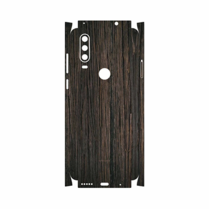 برچسب پوششی ماهوت مدل Burned Wood-FullSkin مناسب برای گوشی موبایل موتورولا One Action