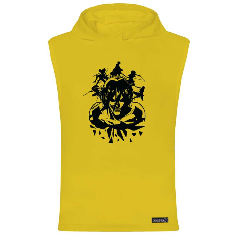 تاپ کلاه دار مردانه 27 مدل  EREN ATTAC ON TITAN کد WN843