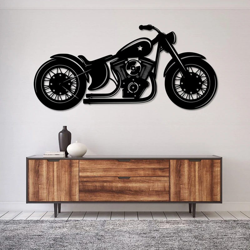 دیوارکوب دیزانور طرح موتور سیکلت هارلی دیوید سون مدل 30 کد A102