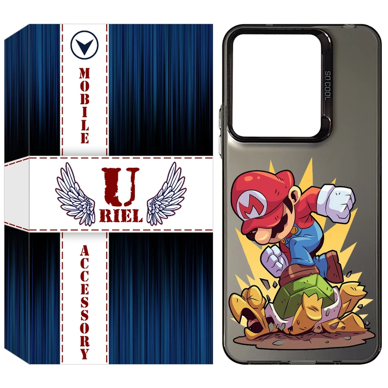 کاور یوریل مدل قاب SCL کد 64 طرح ماریو مناسب برای گوشی موبایل شیائومی Redmi 13 4G / Redmi 13 5G