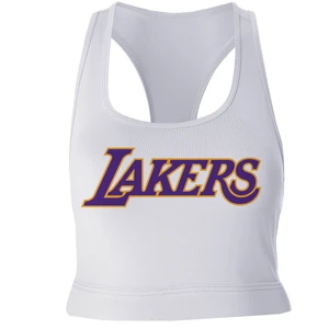 نیم تنه ورزشی دخترانه مدل  LAKERS کد P001 رنگ سفید