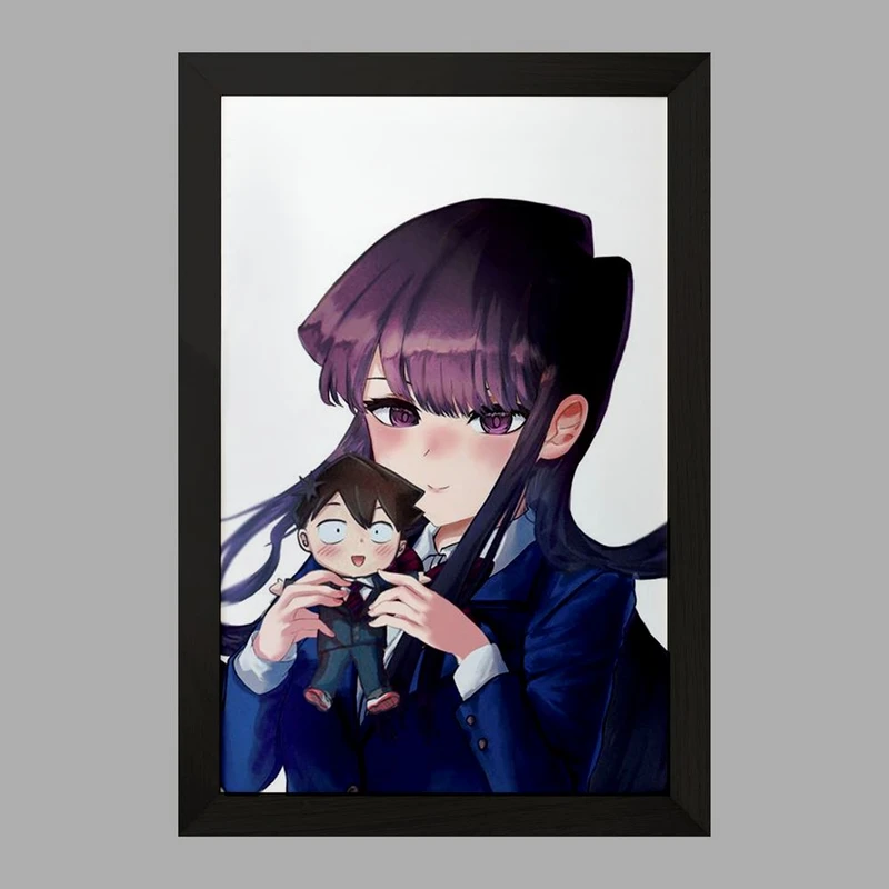 تابلو خندالو مدل انیمه کومی سان  کد 16065