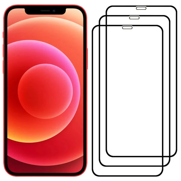 محافظ صفحه نمایش مدل PHSI مناسب برای گوشی موبایل اپل iPhone 12 بسته 3 عددی