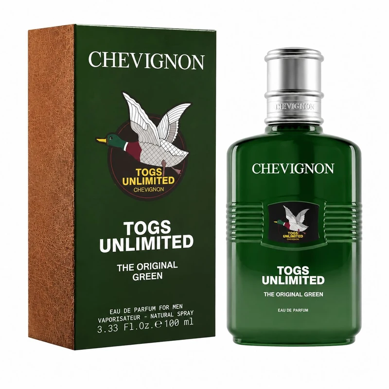 ادو پرفیوم مردانه شوینون مدل Togs Unlimited Green با رایحه شیرین و مرکباتی حجم 100 میلی لیتر