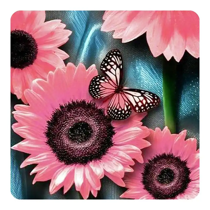 مگنت طرح گل و پروانه مدل mg10214