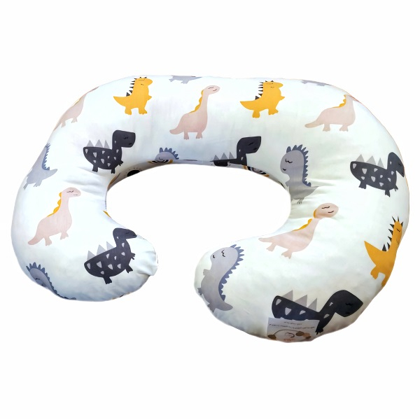 تشک خواب نوزاد شایلی مدل دایناسور به همراه بالش شیردهی بسته 3 عددی