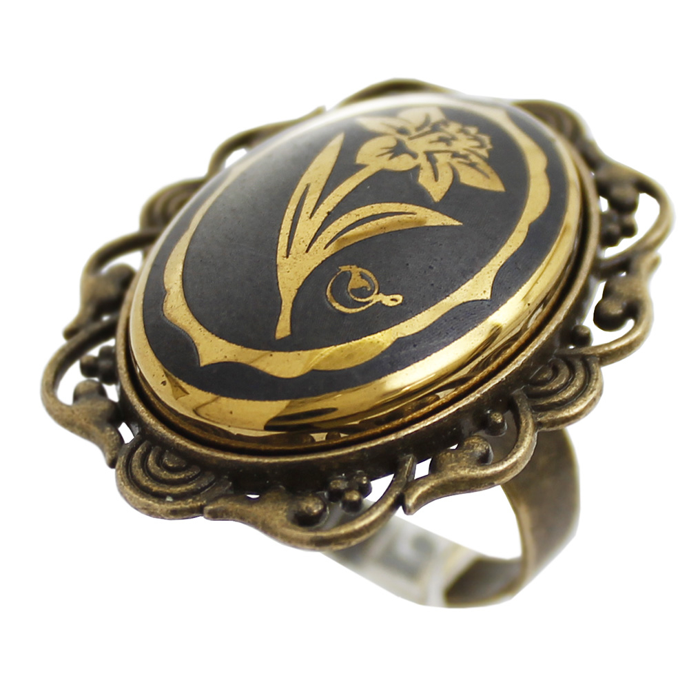 انگشتر زنانه مدل حدید نماد اسفند ماه کد 70330