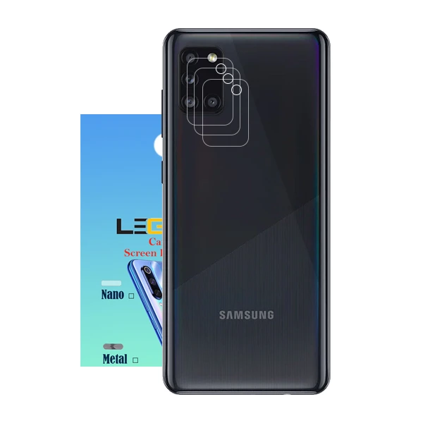 محافظ لنز دوربین نانو مدل 00S مناسب برای گوشی موبایل سامسونگ Galaxy A31 بسته 3 عددی
