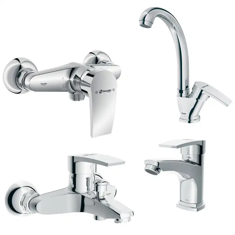 ست شیرآلات شودر مدل اطلس تو پلاس