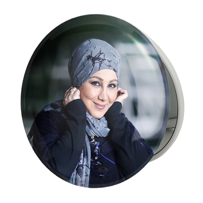 آینه جیبی خندالو طرح بهنوش بختیاری مدل تاشو کد 6286 