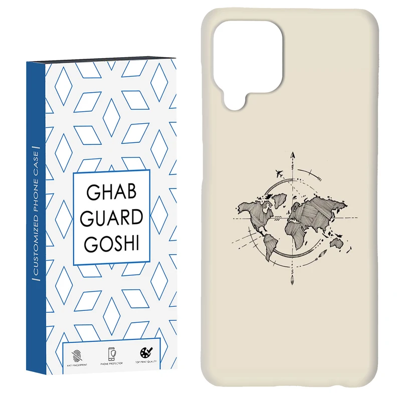 کاور قاب گارد گوشی طرح نقشه کد Dimo-175 مناسب برای گوشی موبایل سامسونگ Galaxy A12 / M12