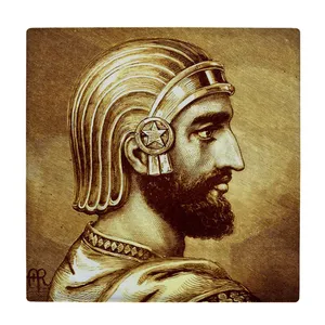  کاشی کارنیلا طرح کوروش کبیر کد wkk5177 