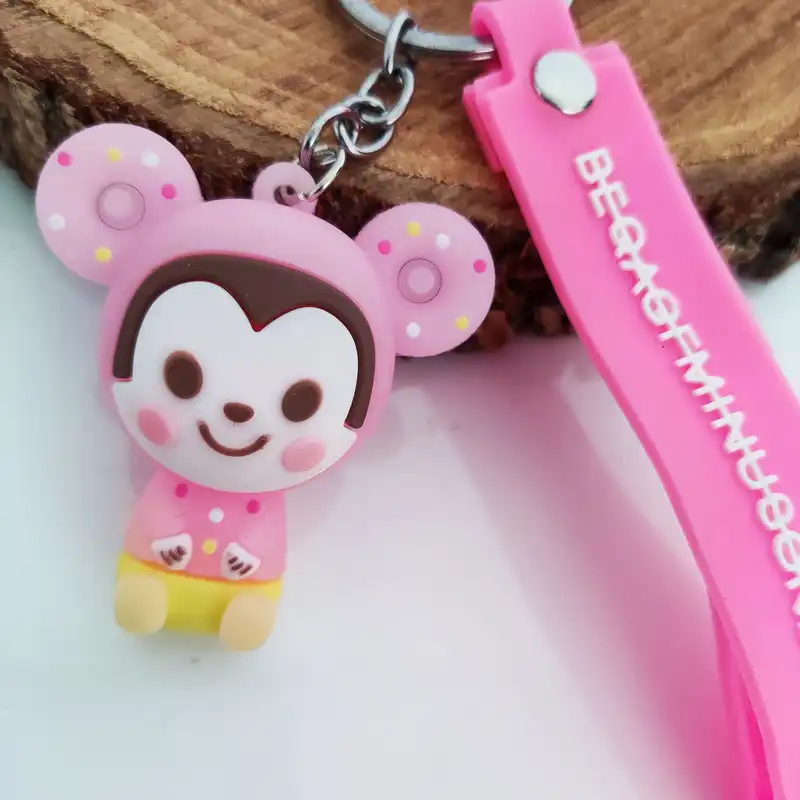 جاکلیدی مدل  سیلیکونی طرح کارتون دختر شیرینی کد DB24