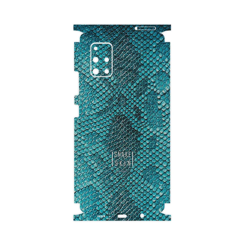 برچسب پوششی ماهوت مدل Blue Snake Skin-FullSkin مناسب برای گوشی موبایل سامسونگ Galaxy A71 5G