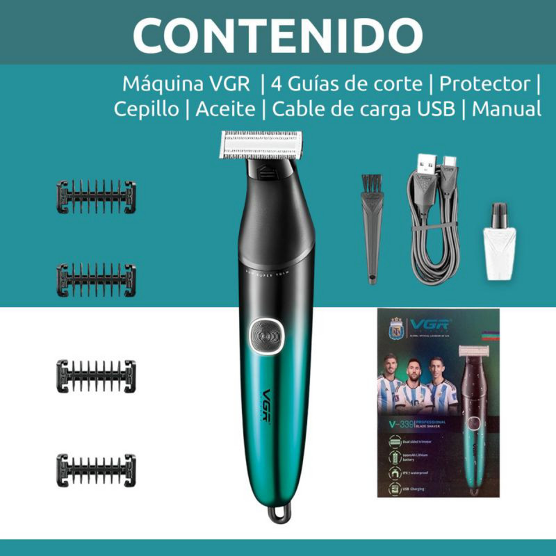 ماشین اصلاح موی بدن و صورت وی جی ار مدل v-339