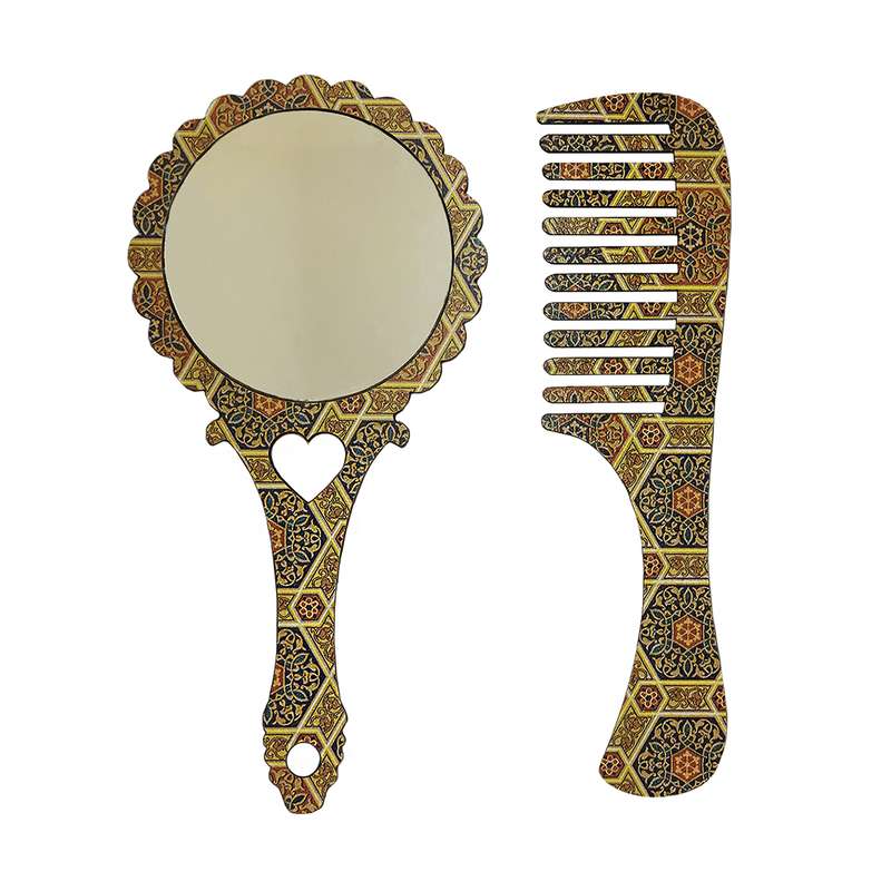 ست شانه و برس طرح سنتی کد 150403