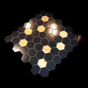 دیوارپوش مدل بین کابینتی پلیمری پشت چسبدار طرح H569 بسته 6 عددی