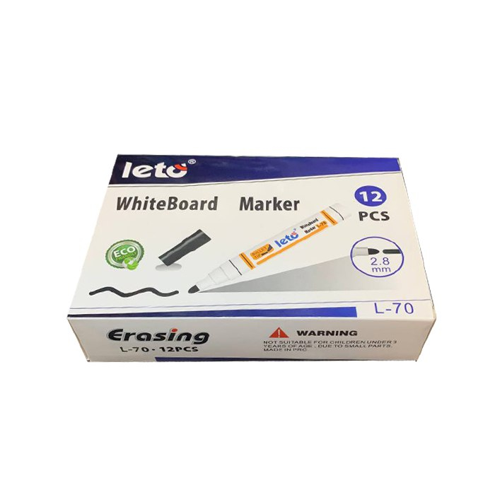 ماژیک وایت برند لتو کد L-70 بسته 12 عددی