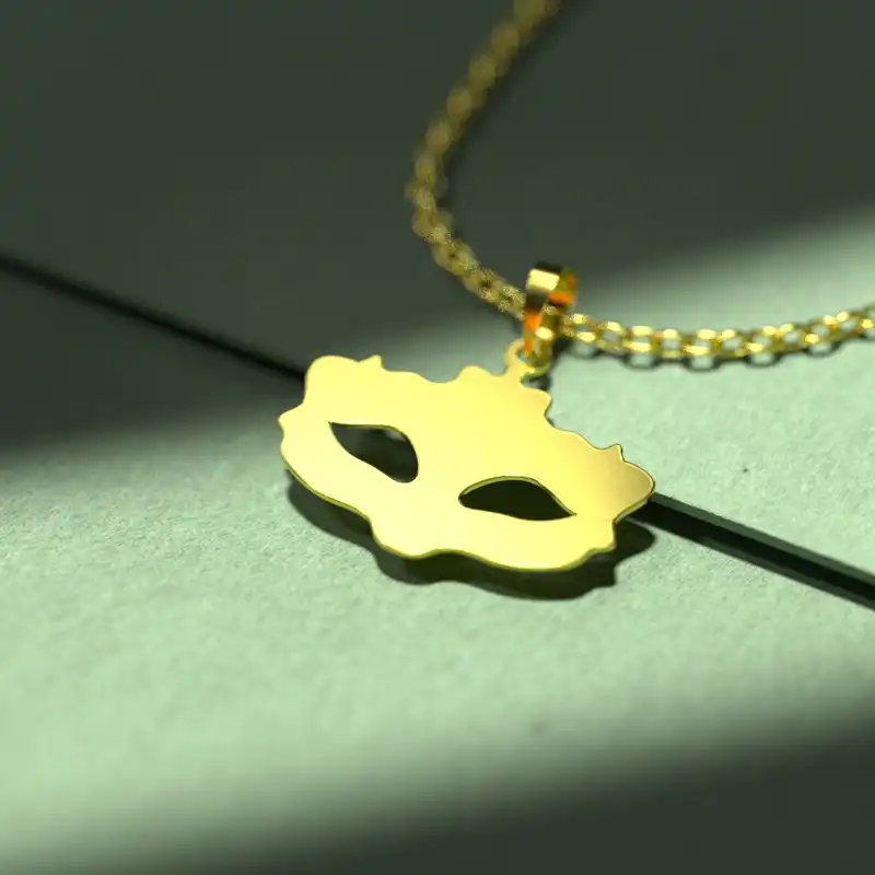 گردنبند طلا 18 عیار زنانه مدوپد مدل هالووین کد G2-1-1020