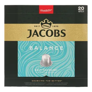 کپسول قهوه بدون کافئین با طعم آجیلی جاکوبز - 104 گرم بسته 20 عددی