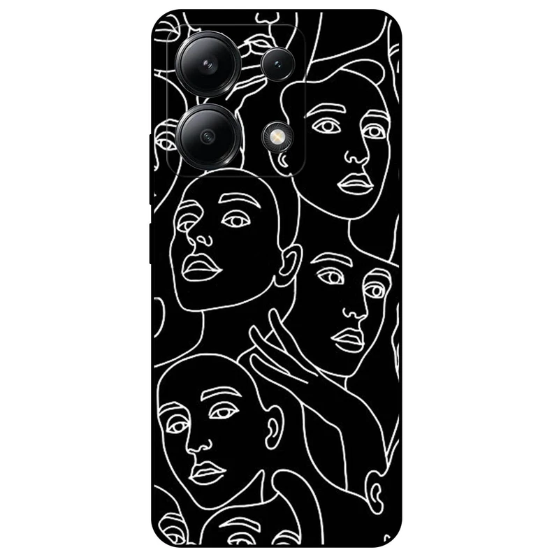 کاور مگافون طرح دخترانه مدل 7762 مناسب برای گوشی موبایل شیائومی Redmi Note 13 4G