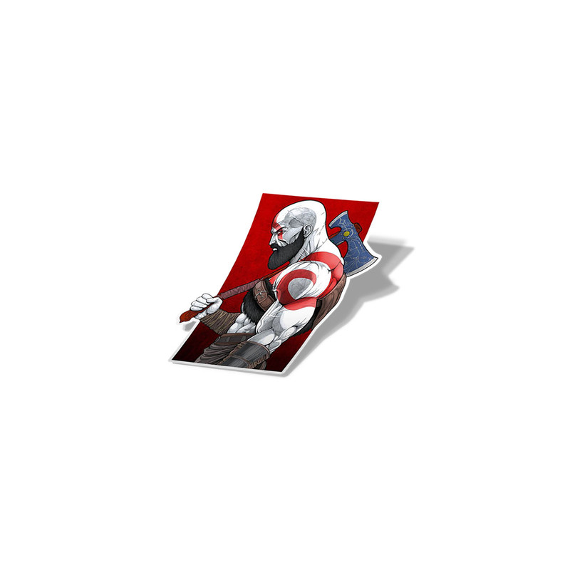 استیکر تزئینی موبایل و تبلت لولو مدل بازی GOD OF WAR کد 421