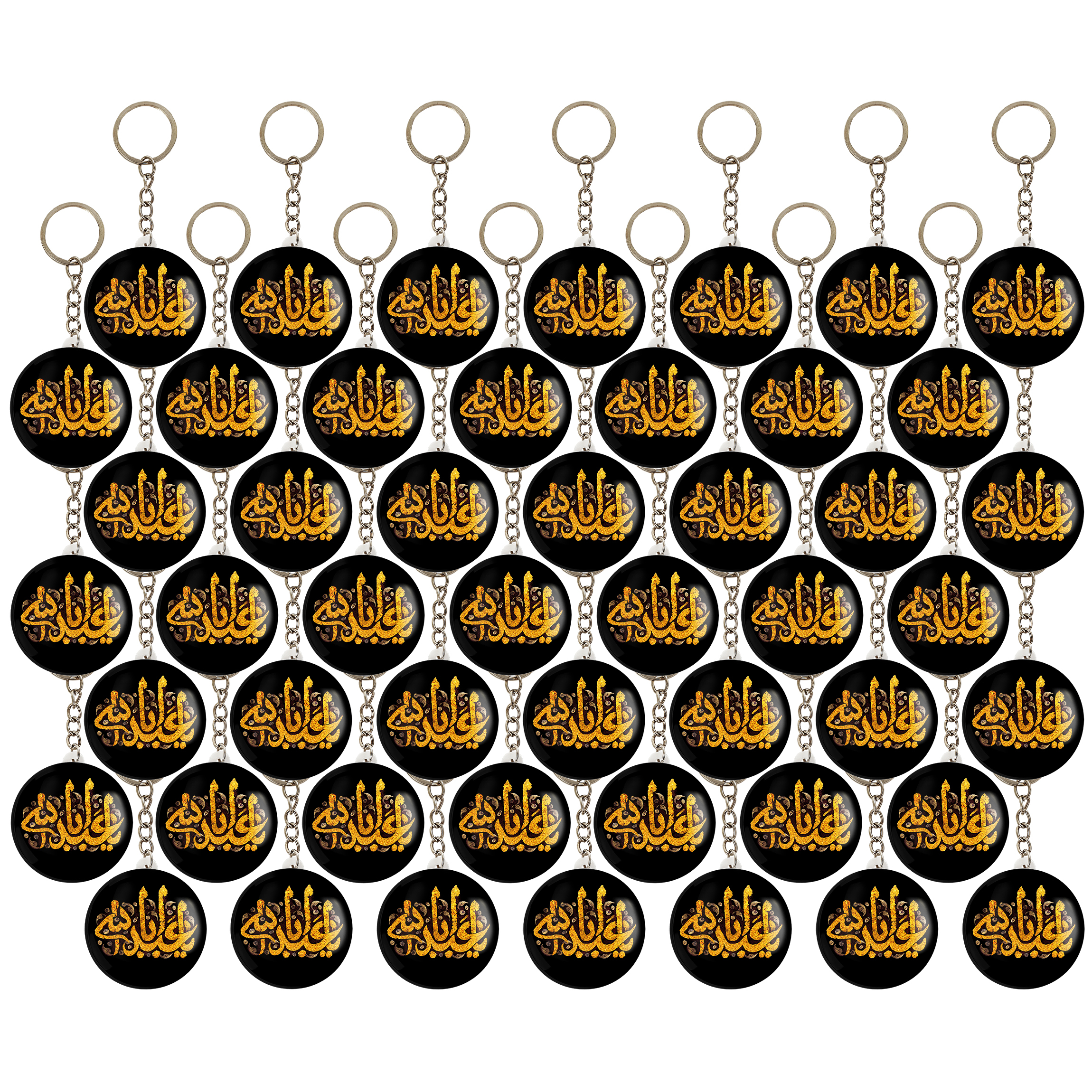 جاکلیدی خندالو مدل محرم و اربعین یا اباعبدالله کد 7309 بسته 49 عددی