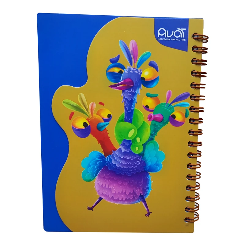 دفتر یادداشت 80 برگ آوات کد 1611 طرح جوجه